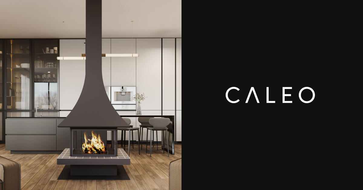 Julietta 985 Central - Designer Fireplace - Caleo Ltd